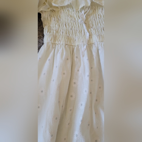 STUNNING LEMON LADY DAISY PUFF SLEEVE RUFFLE RUCHED mini dress - Picture 7 of 10